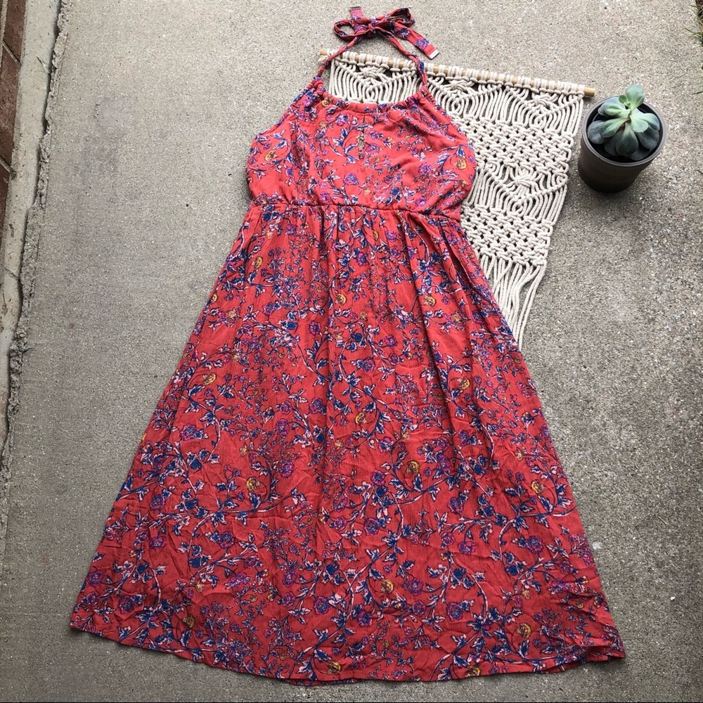 Jessica Simpson Maternity Flower Print Dress